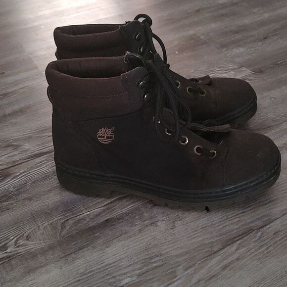 Vintage Timberland men's brown boots Sz 8 - Picture 5 of 8